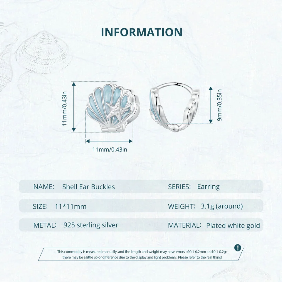 Shell Ear Buckles