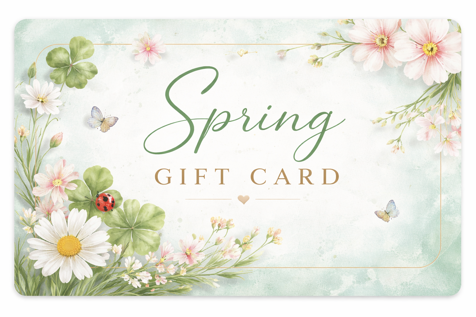 Spring Promotional Gift Card