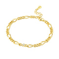 Golden Figaro Chain Bracelet