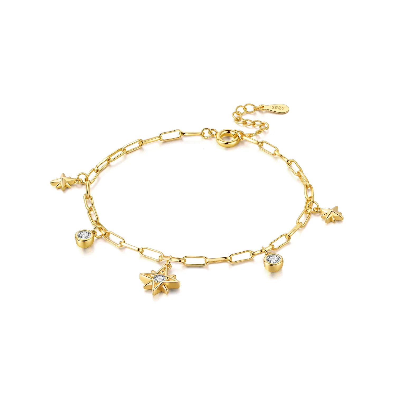 Star Paperclip Bracelet