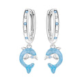 Dolphin Hoop Earrings