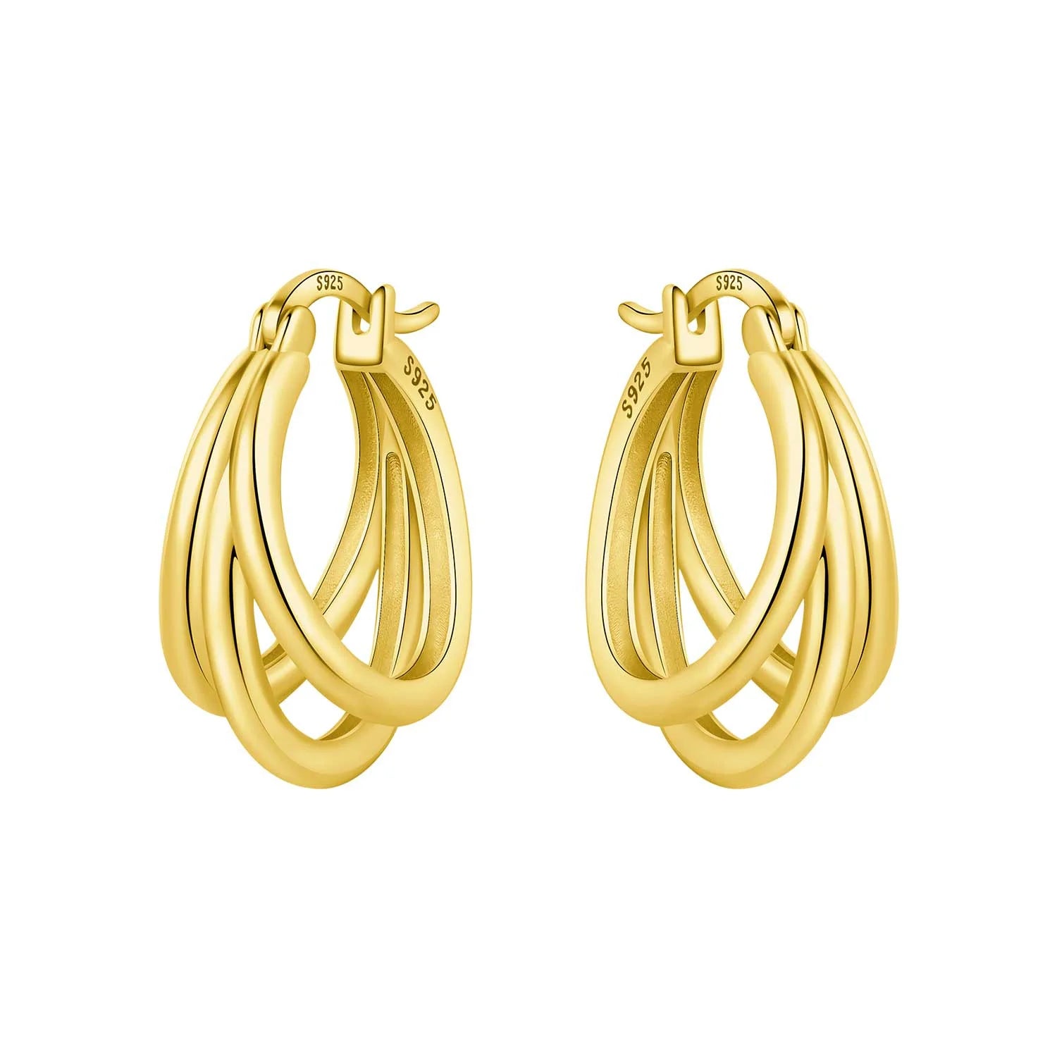 Woven Multi-Strand Hoops
