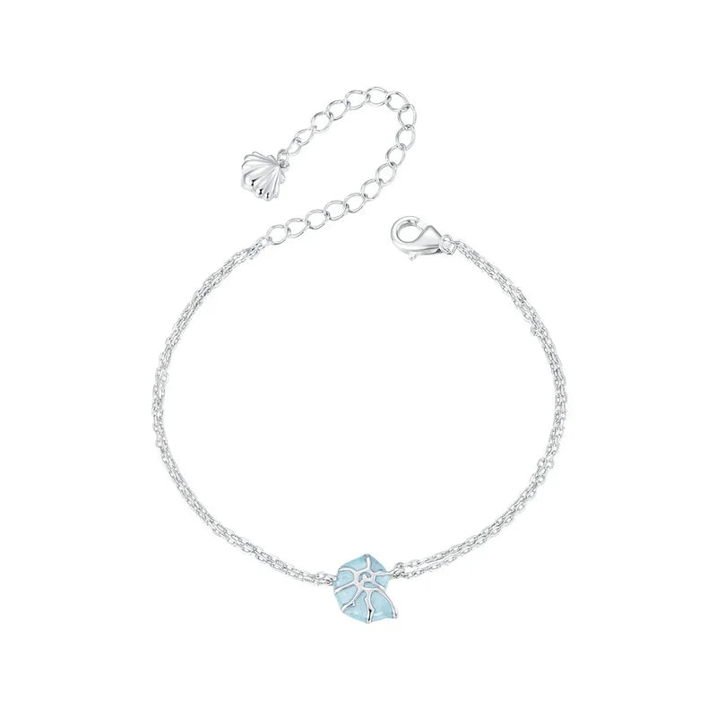Blue Seashell Bracelet