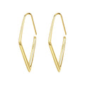 Geometric Angular Drop Hoops