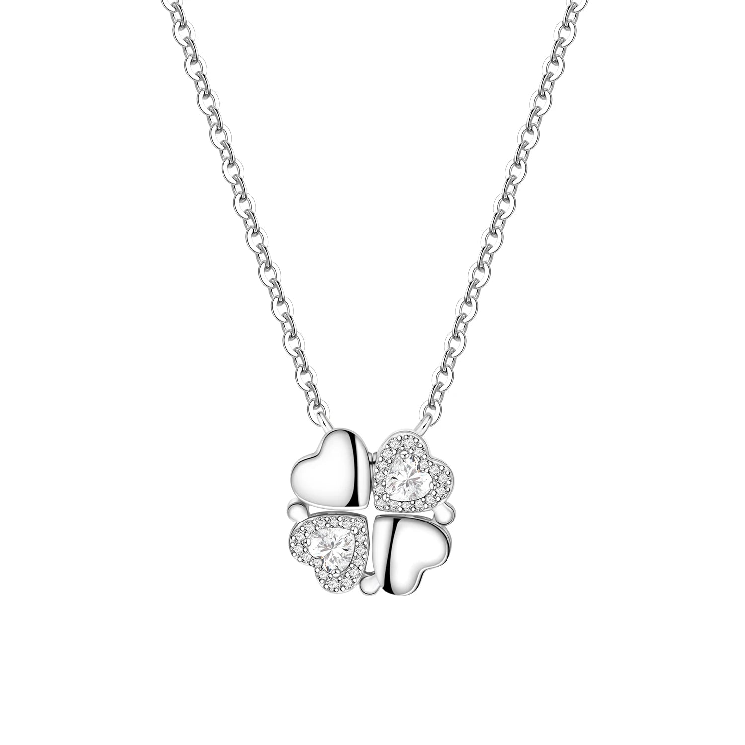 Four-Heart Clover Necklace