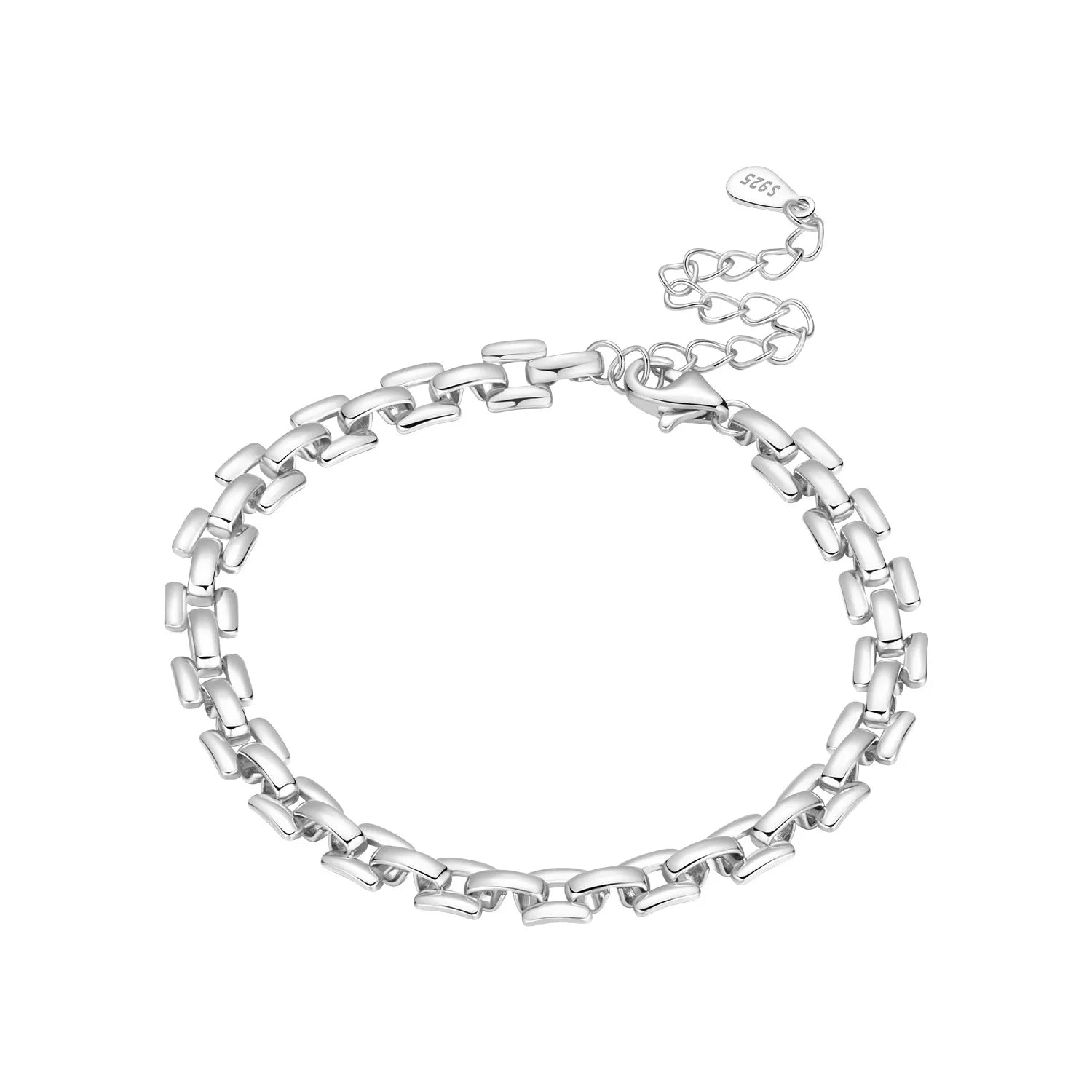 Silver Box Chain Bracelet