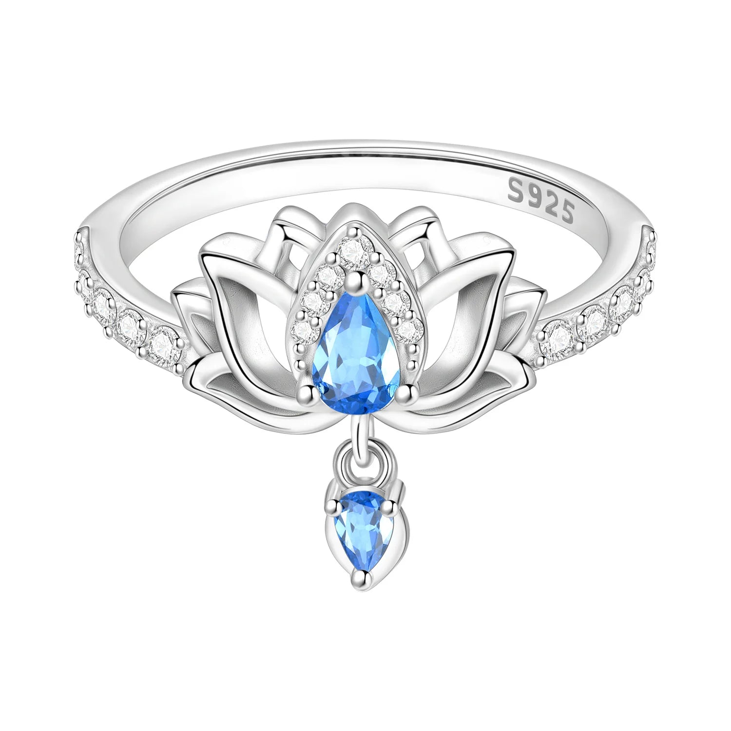 Lotus Drop Ring