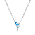 Blue Topaz Drop Necklace