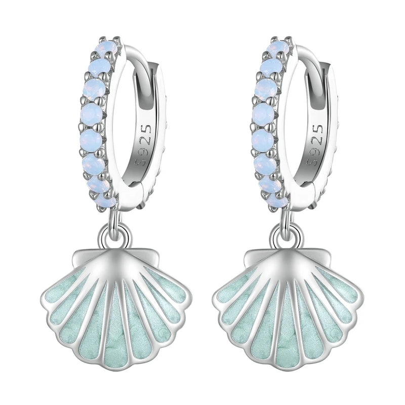 Shell Ear Clips