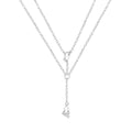 Diamond Drop Lariat Necklace