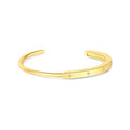Minimalist Gold Star Open Bangle