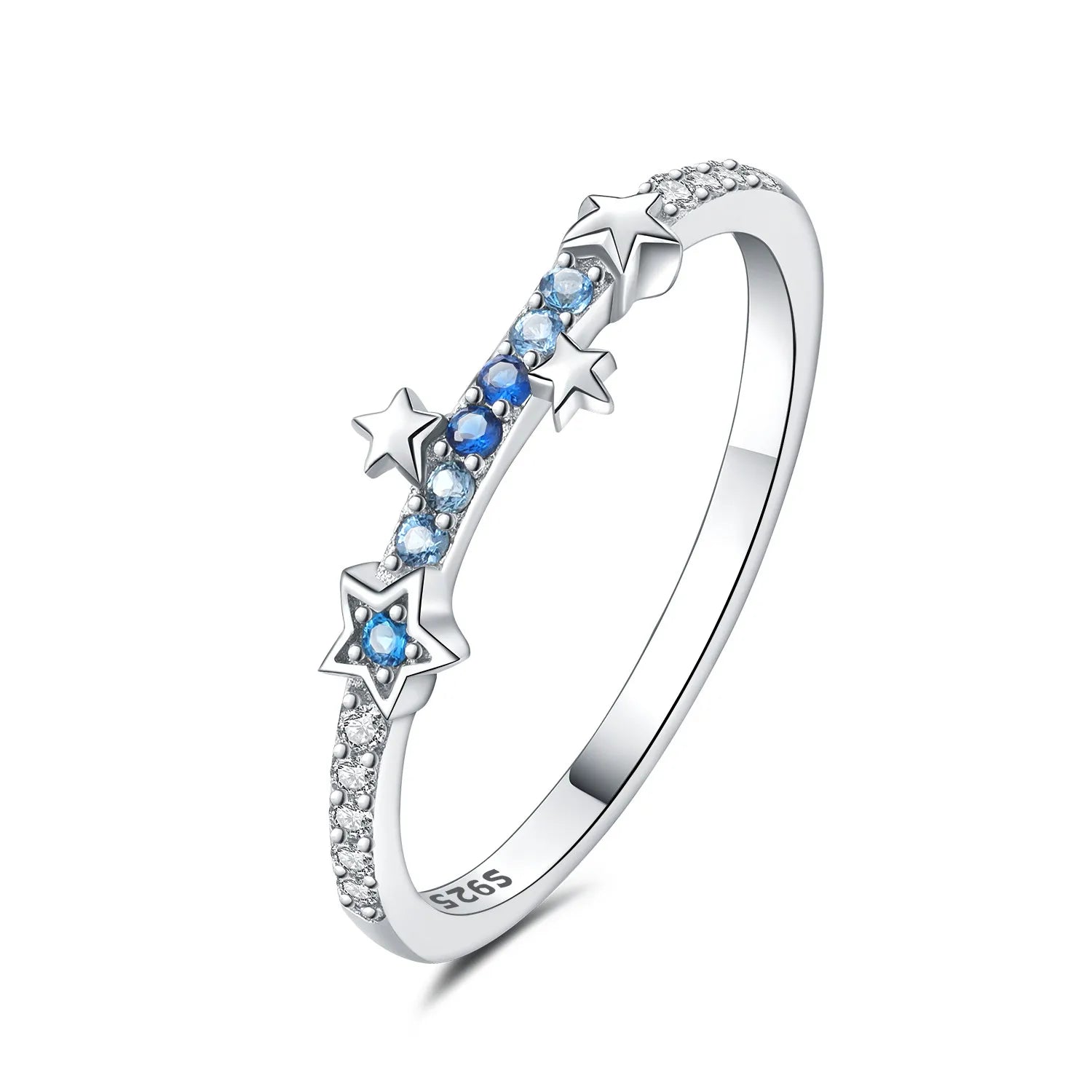 Blue Star Eternity Ring