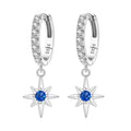 North Star Hoop Earrings