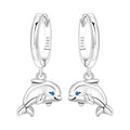 Dolphin Hoop Earrings