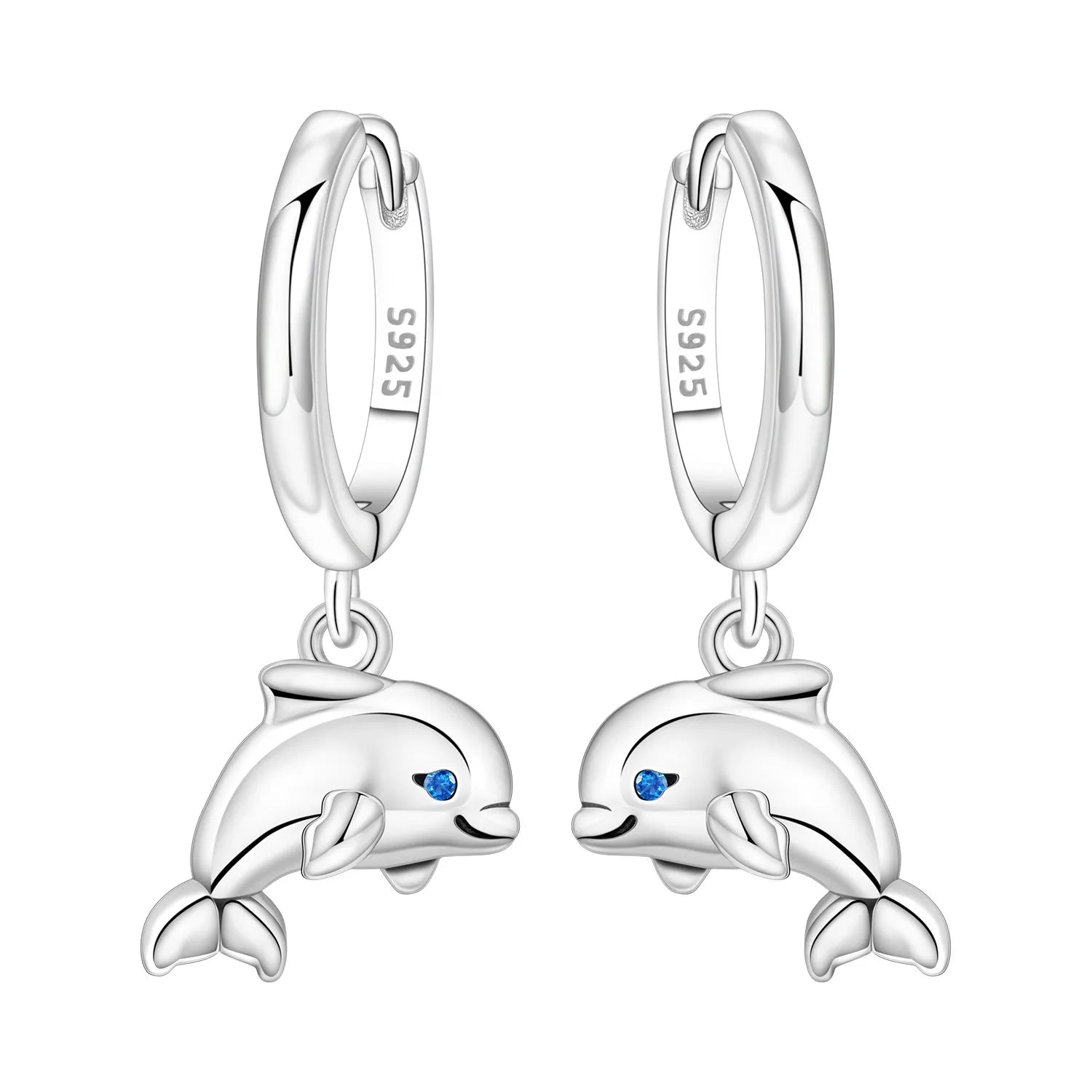 Dolphin Hoop Earrings