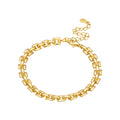 Gold Box Chain Bracelet