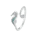 Seahorse Open Ring