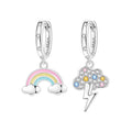 Rainbow & Lightning Mismatch Earrings
