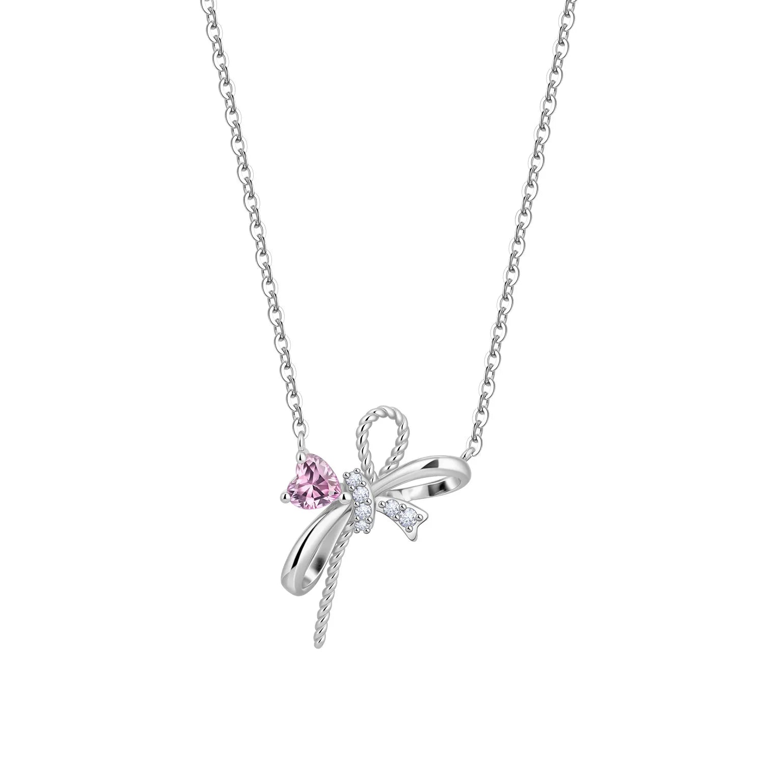 Crystal Bow Necklace