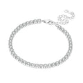 Classic Silver Tennis Bracelet