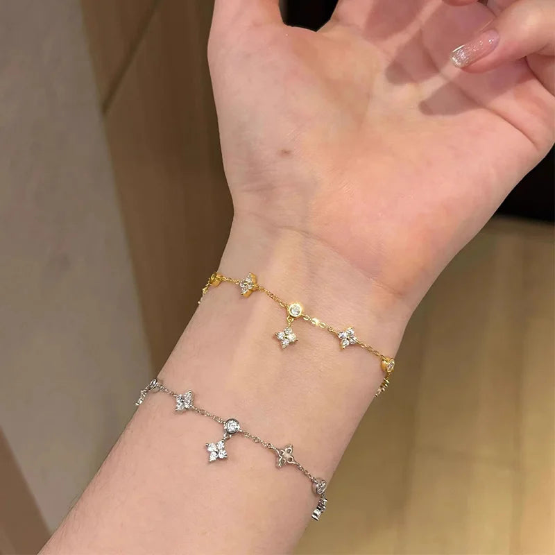 Fleur Dangle Charm Bracelet