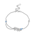 Blue Feather Bracelet