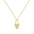 Family Tree Heart Lock Necklace