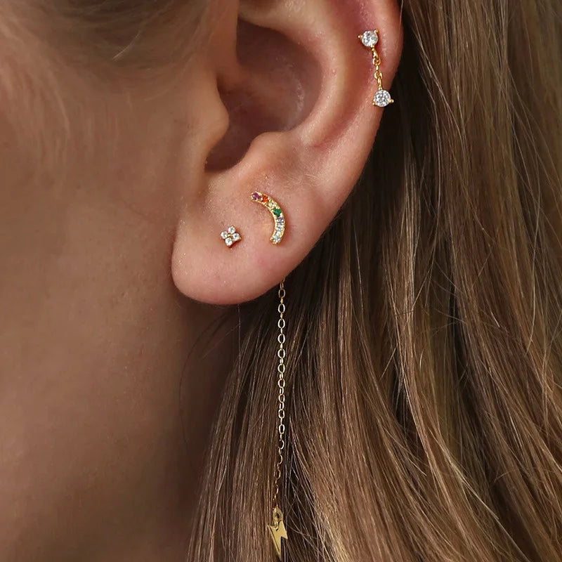 Fleur Studs 3/4/5MM