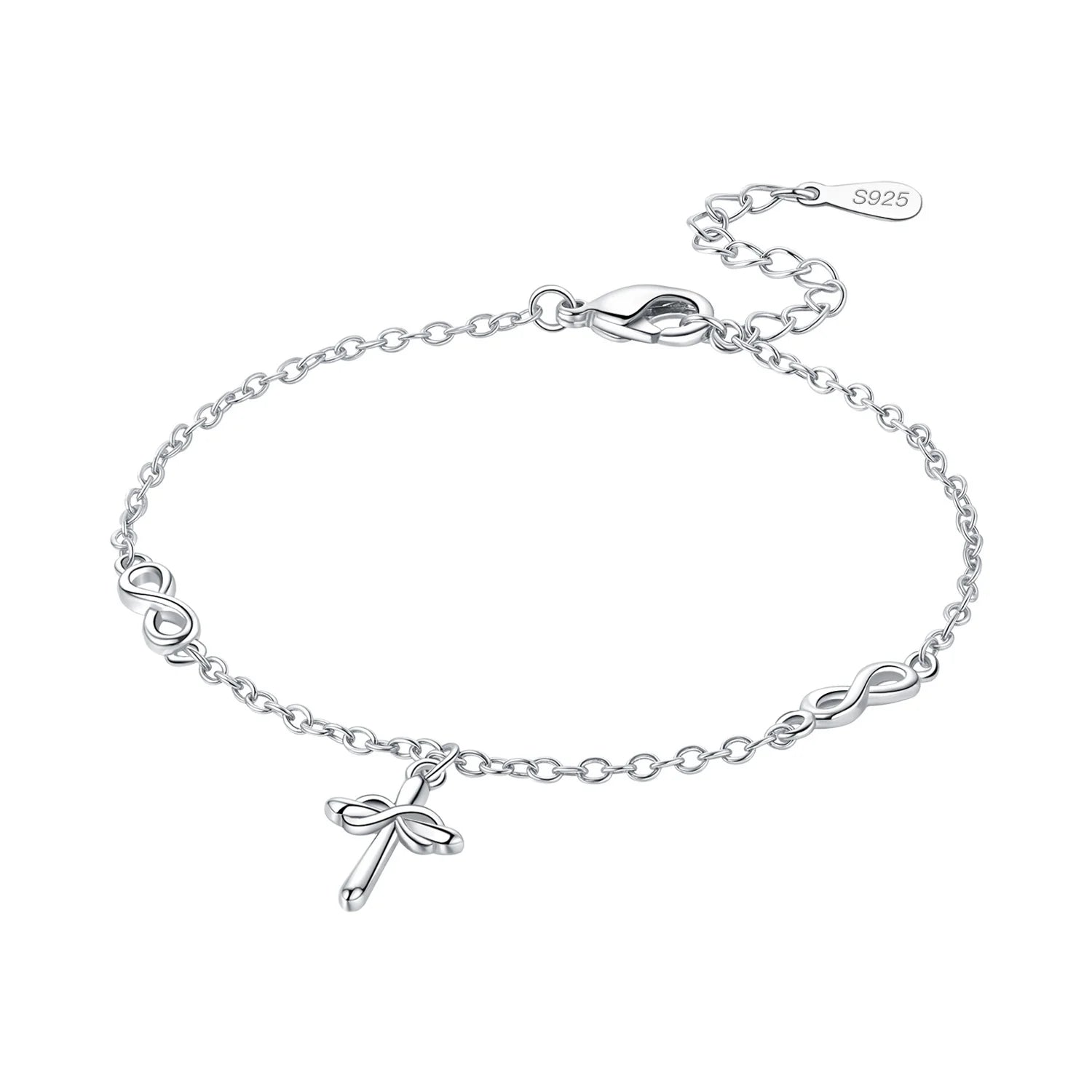Cross & Infinity Bracelet