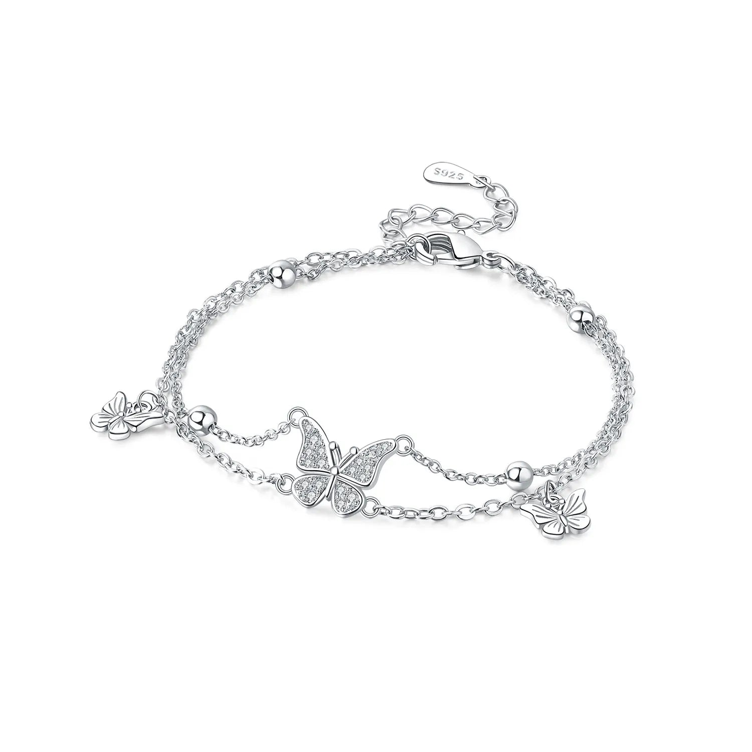 Butterfly Garden Chain Bracelet
