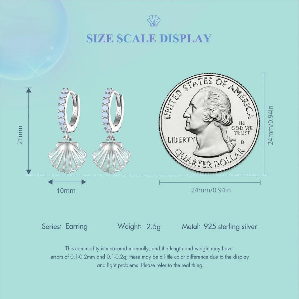Shell Ear Clips