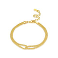 Golden Mesh Layered Bracelet