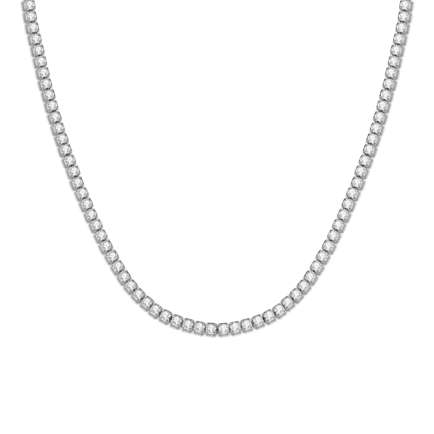 Crystal Tennis Chain Necklace