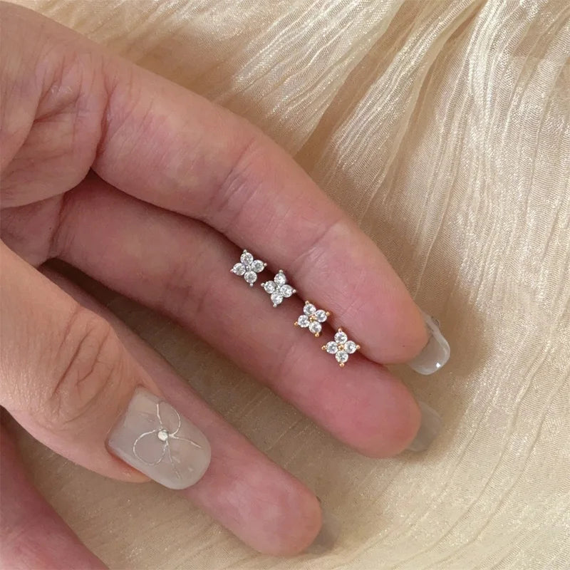 Fleur Studs 3/4/5MM
