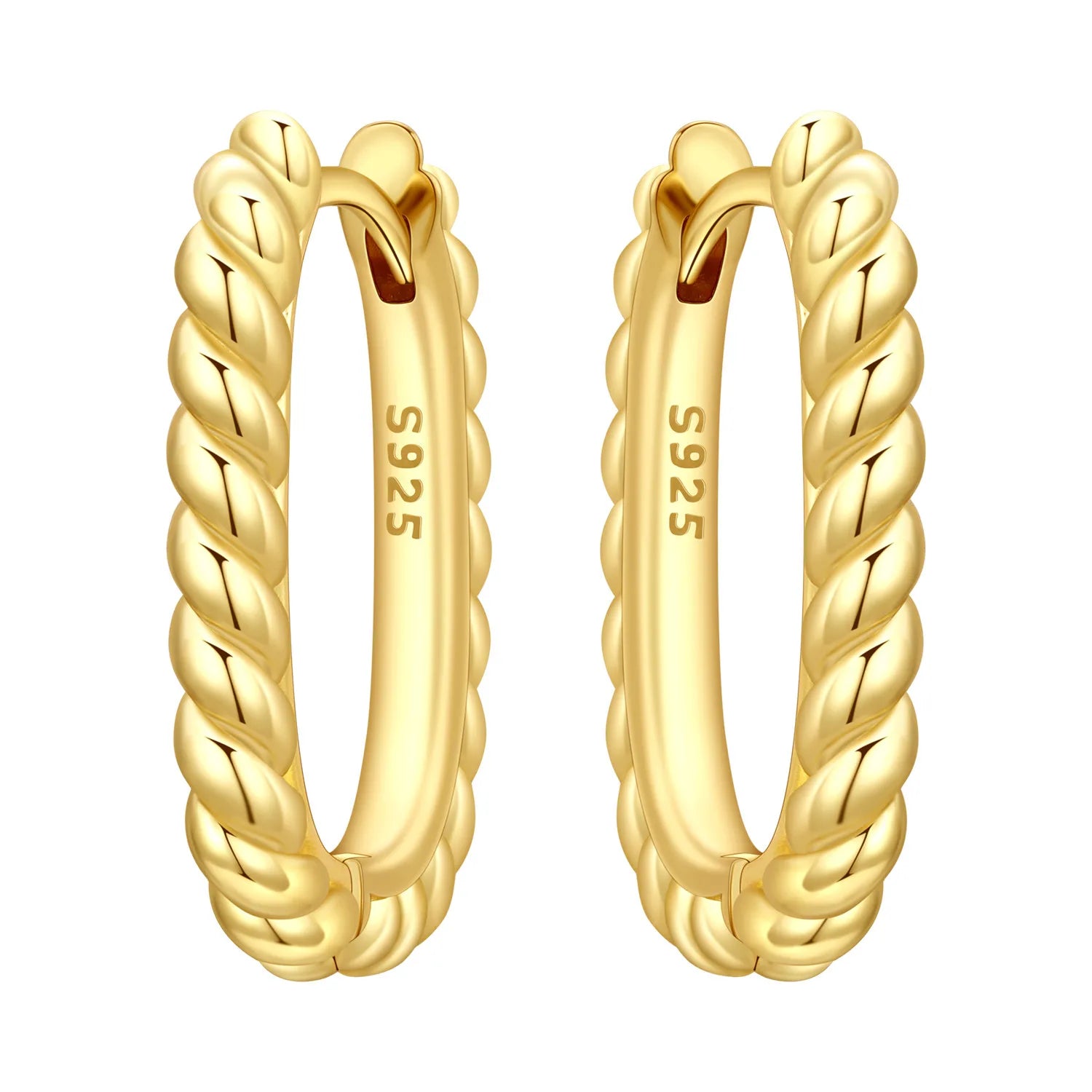 Classic Rope Twist Hoops
