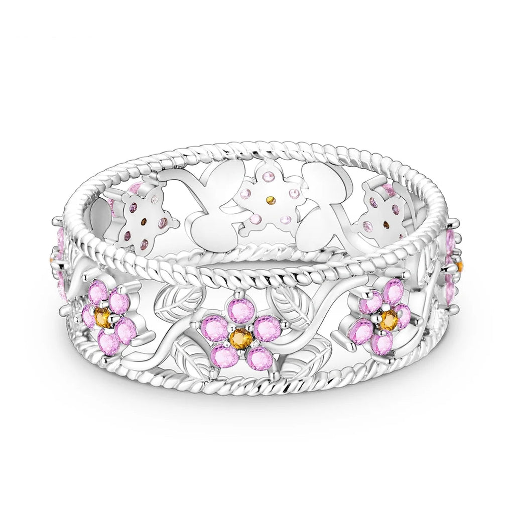 Pink Flower Ring