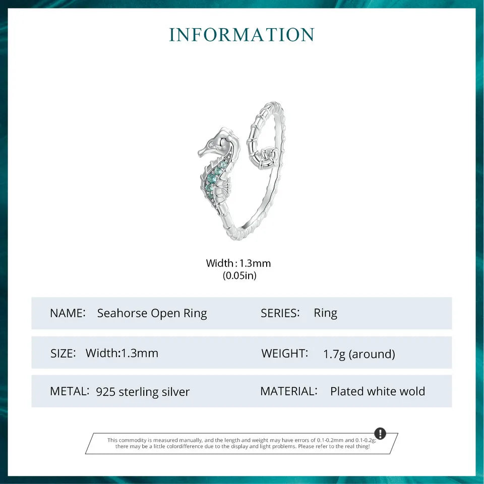 Seahorse Open Ring