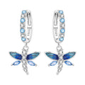 Dragonfly Hoop Earrings
