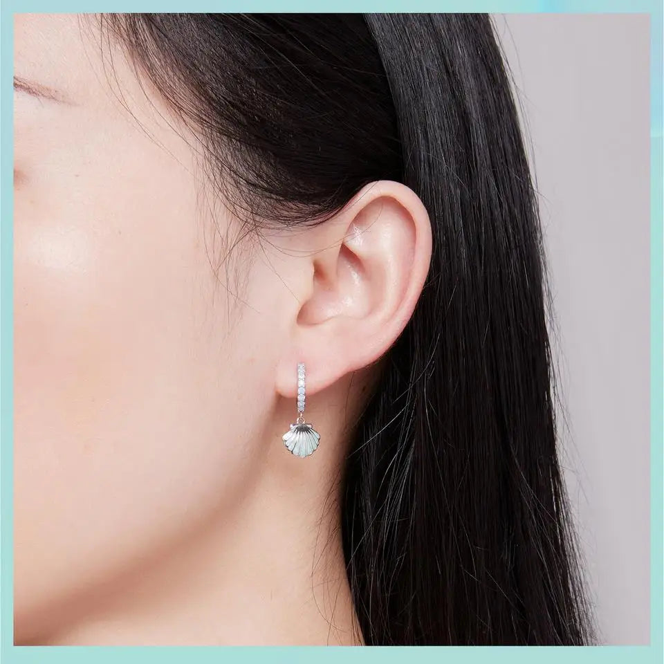 Shell Ear Clips